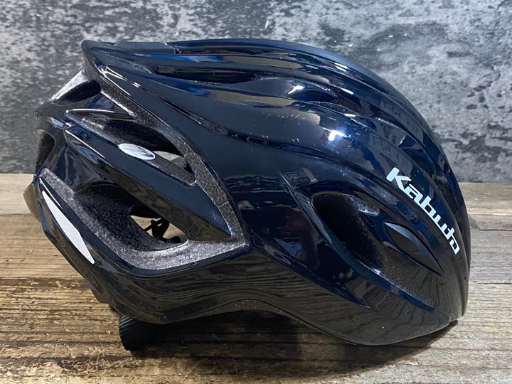 KB420 カブト KABUTO レクト RECT ヘルメット M/Lサイズ 黒 57~60cm 25年8月製造