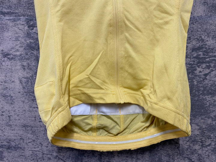 KD604 ラファ Rapha WOMEN'S LIGHTWEIGHT JERSEY サイクルジャージ 黄 XXS ※ほつれあり