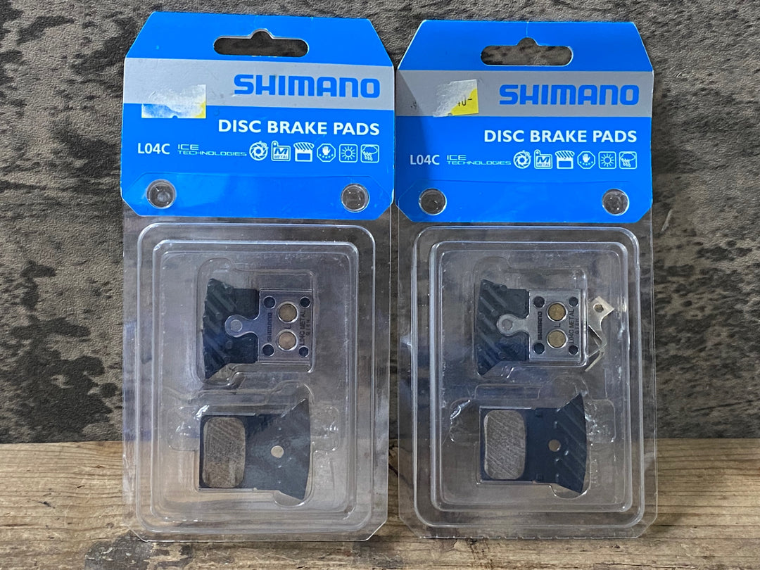 KD864 シマノ SHIMANO BP-L04C-MF ディスクブレーキパッド メタル 未使用 前後セット