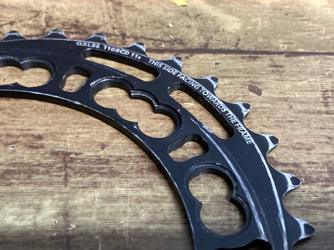 JP801 ローター ROTOR QARBON チェーンリングセット 53/36T 11S PCD110 5H