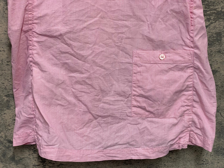 KD502 ラファ Rapha SHIRT SHORTS SLEEVE 半袖 シャツ ピンク L ※シミ