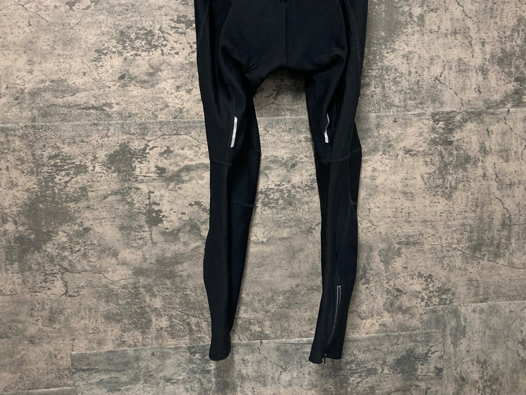 JW069 パールイズミ PEARL iZUMi ビブタイツ 黒 L 裏起毛 3DNEO WINDBREAK