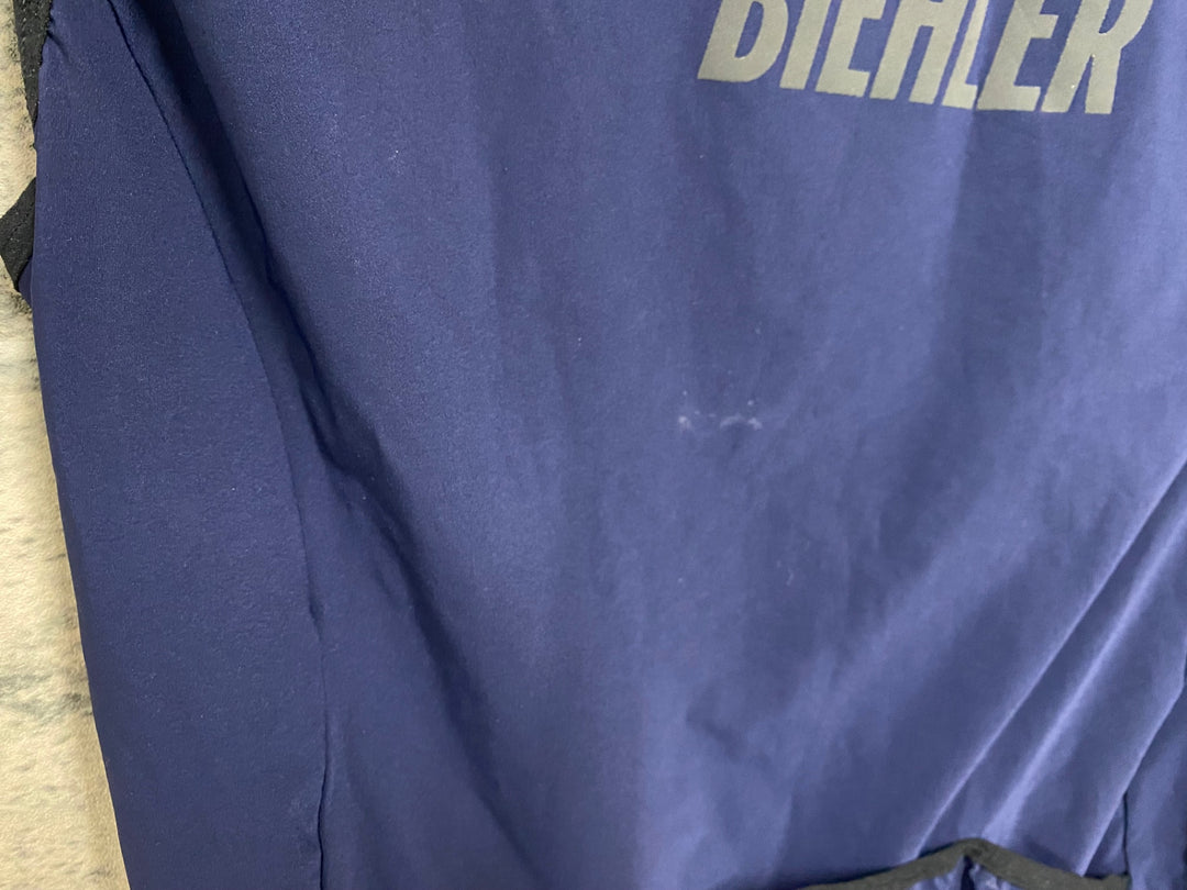 JH980 BIEHLER ジレ サイクルベスト 濃紺 L