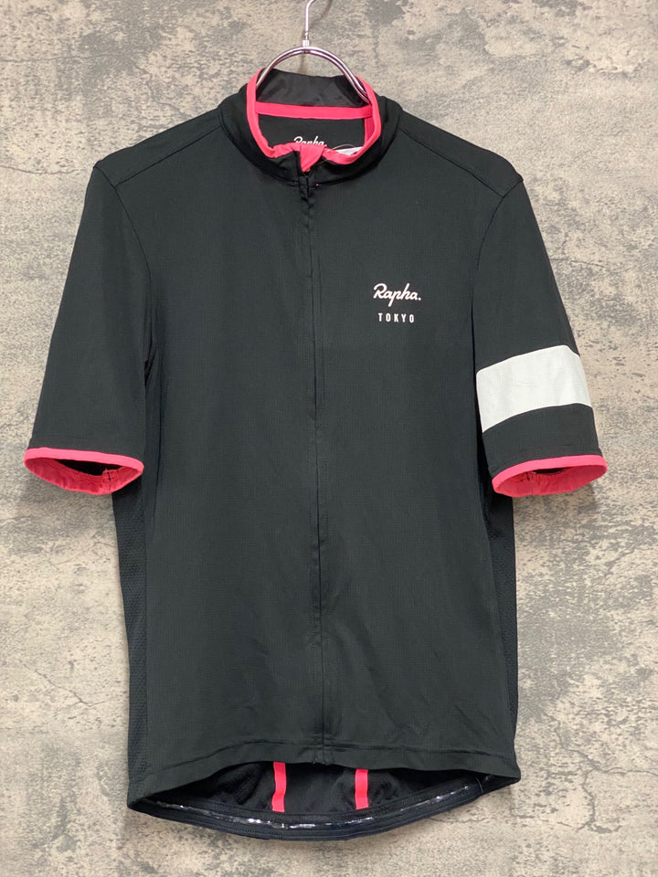 JM220 ラファ Rapha TOKYO SUPER LIGHTWEIGHT JERSEY 半袖 サイクルジャージ 黒 M