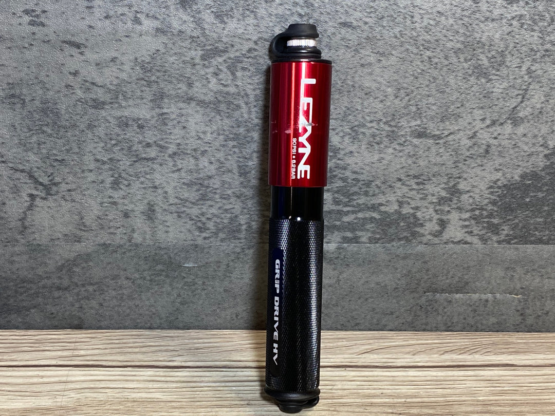 JP475 レザイン LEZYNE グリップドライブ GRIP DRIVE HV 携帯ポンプ 赤