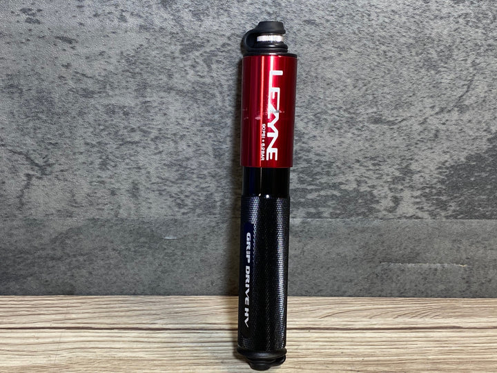 JP475 レザイン LEZYNE グリップドライブ GRIP DRIVE HV 携帯ポンプ 赤