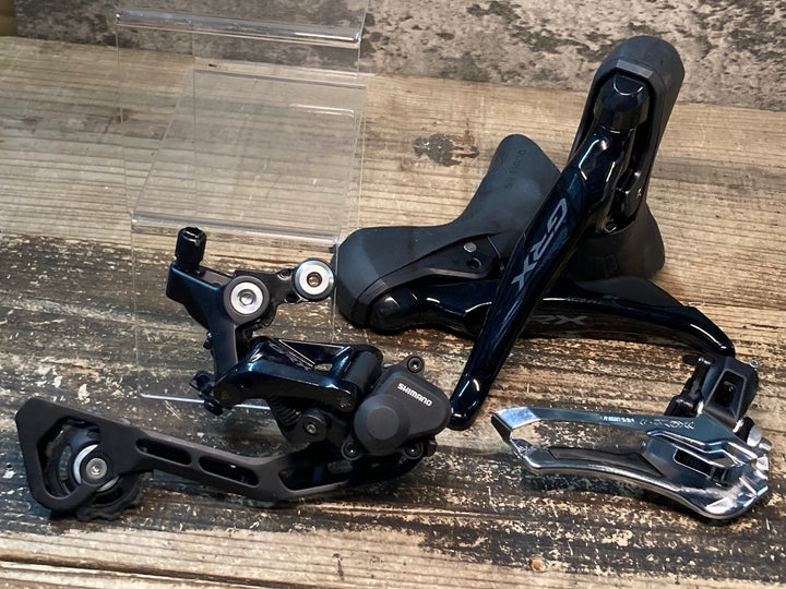 JB686 シマノ SHIMANO GRX RX400系 変速セット (ST,FD,RD,) 2x10s 機械式 油圧 直付 GSG