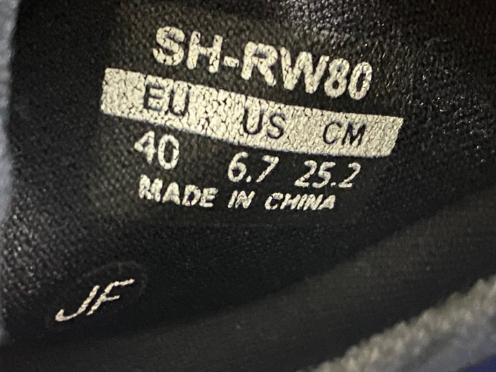 KB889 シマノ SHIMANO SH-RW80 ビンディングシューズ ブーツ SPD SPD-SL EU40 黒