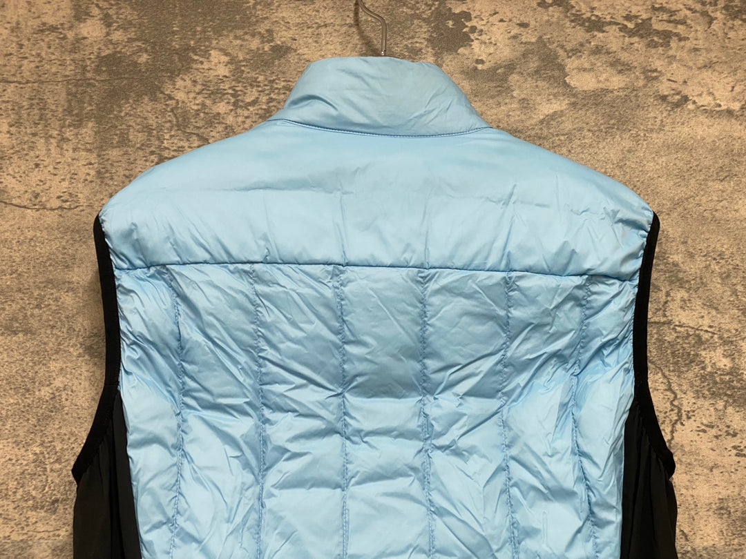 JU495 カフェドシクリステ Cafe du Cycliste ALEXIA Unisex サイクルベスト ジレ 水色 L