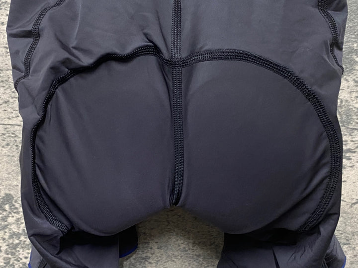 KE376 ラファ Rapha FLYWEIGHT BIB SHORTS ビブショーツ XS 黒紺 プリント薄れ