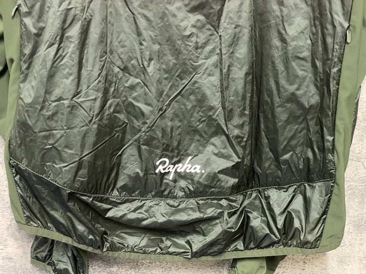 JZ867 ラファ Rapha BREVET INSULATED JACKET 長袖 サイクルジャケット オリーブ XL