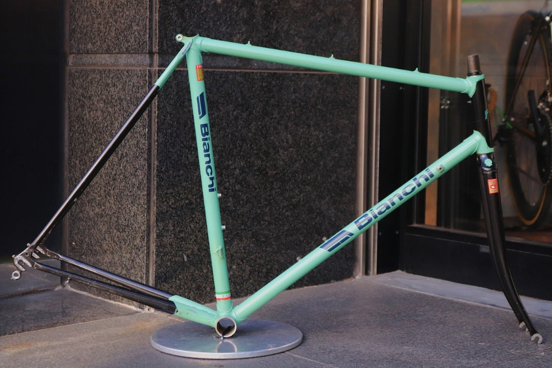 ビアンキ BIANCHI コロンバス COLUMBUS  SLX 1980年代 クロモリ フレームセット 【東京南麻布店】