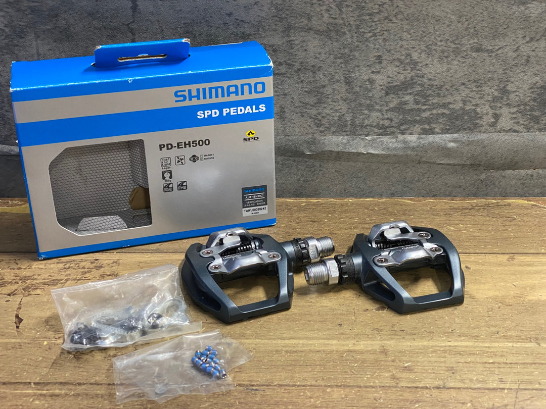 KH788 シマノ SHIMANO PD-EH500 ビンディングペダル 片面フラット SPD