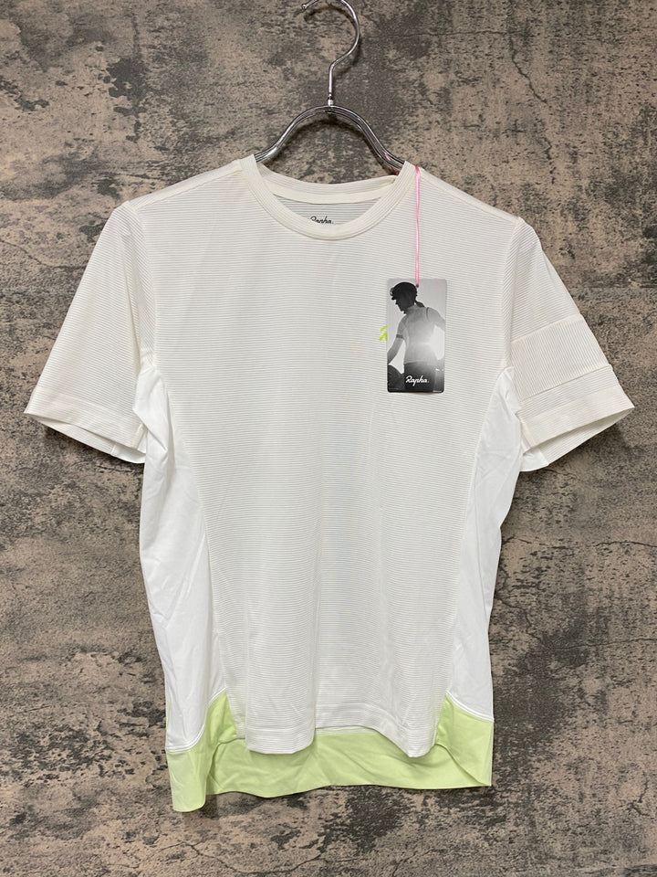 JH564 ラファ Rapha WOMEN'S EXPLORE TECHNICAL T-SHIRT 半袖 Tシャツ 白 XS