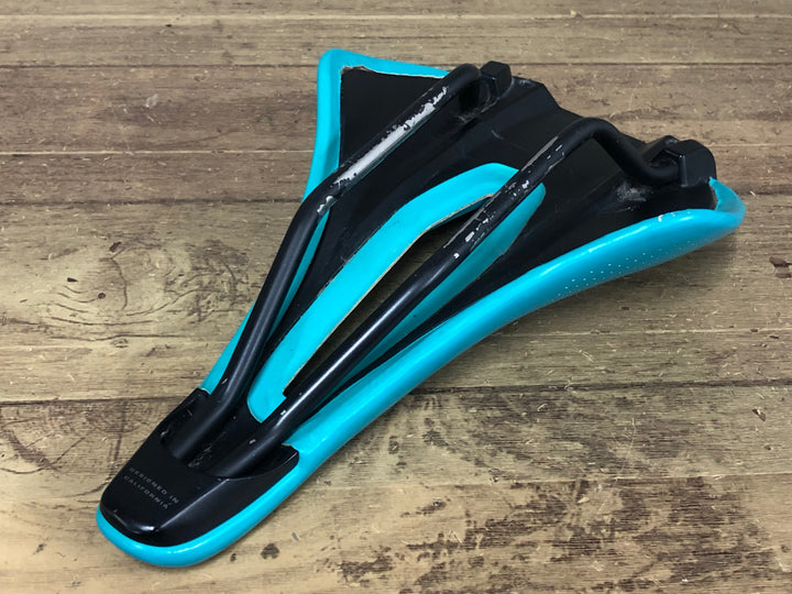 JQ411 スペシャライズド SPECIALIZED POWER ARC サドル 青 143mm HOLLOW Tiレール