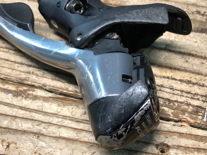 JK805 シマノ SHIMANO 105 ST-5600 STIレバー 2x10s ※ブレーキレバースプリング不良の為ジャンク