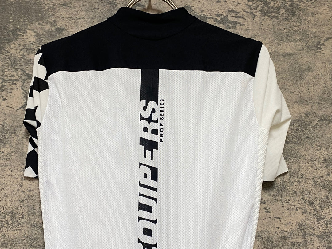 KG808 アソス ASSOS EQUIPE RS AERO SS JERSEY 半袖 サイクルジャージ 白 黒 S