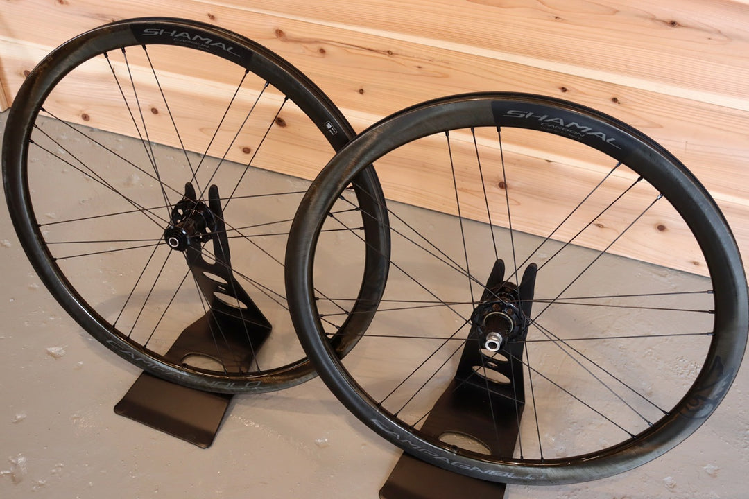 カンパニョーロ CAMPAGNOLO シャマル SHAMAL CARBON DB シマノ11/12s ディスク カーボン ホイールセット 【千葉店】