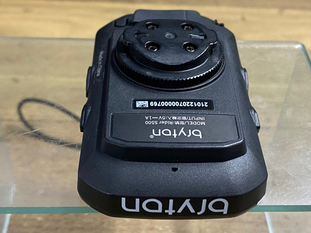 KM936 ブライトン Bryton rider S500 サイクルコンピューター マウント ケーブル付属 動作確認済