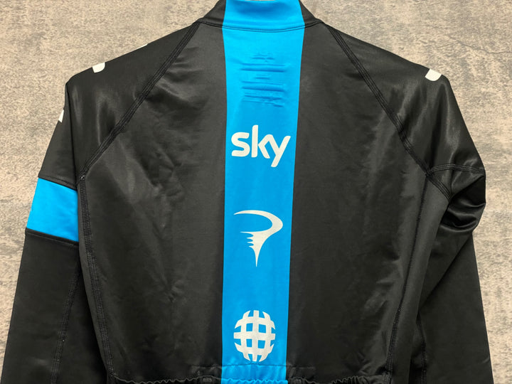 JV186 ラファ Rapha PRO TEAM JERSEY TEAM SKY 半袖 サイクルジャージ 黒 XS