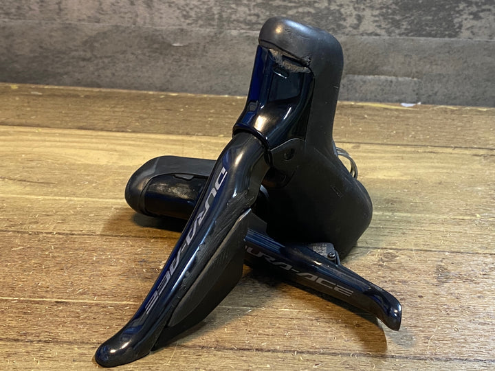 JT704 シマノ SHIMANO デュラエース DURA-ACE ST-R9270 Di2 電動 油圧 STIレバー 動作確認済 ※フェイスプレート割れ、ガリ傷強め