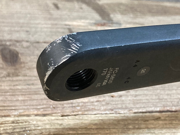 KF580 シマノ SHIMANO 105 FC-5800 クランクアーム 170mm ※クランクボルト欠品