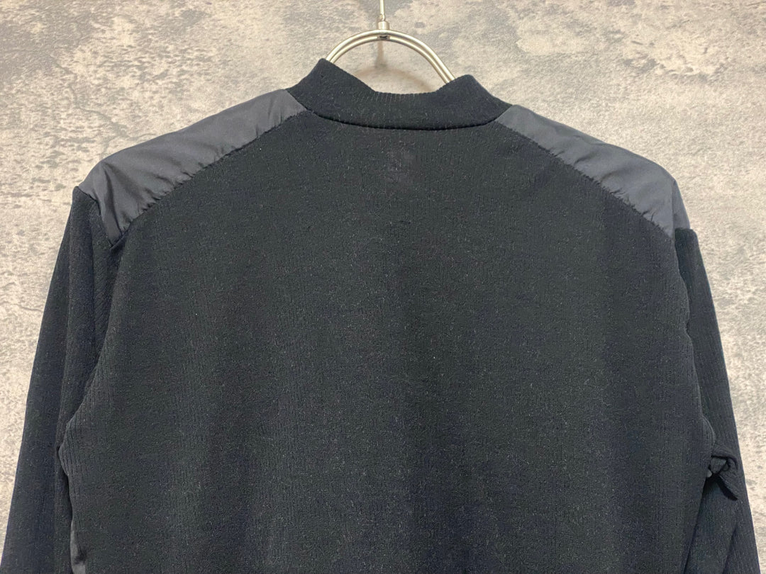 JN964 パールイズミ PEARL iZUMi 長袖 ミドルレイヤー 黒 L 裏起毛