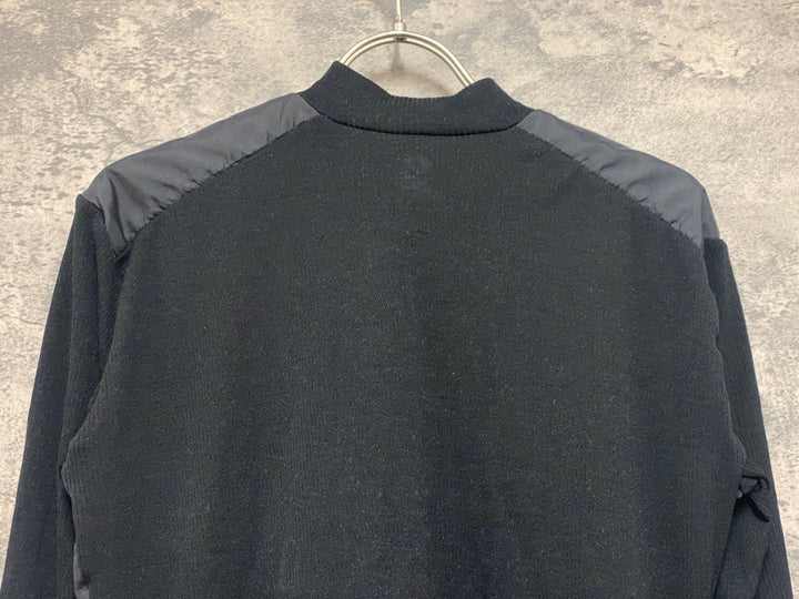 JN964 パールイズミ PEARL iZUMi 長袖 ミドルレイヤー 黒 L 裏起毛