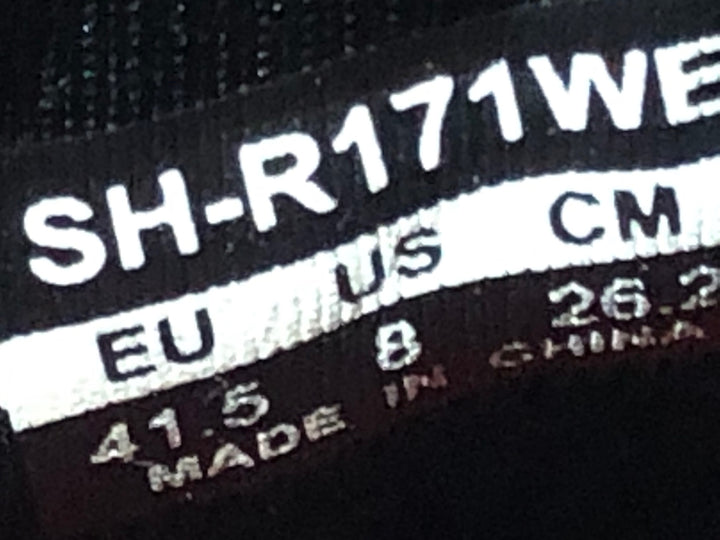 JO685 シマノ SHIMANO R171 SH-R171WE ビンディングシューズ 3穴 白 EU41.5 ※日焼け劣化