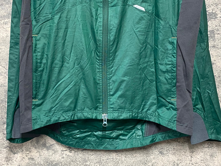 KH250 ルコックスポルティフ le coq sportif 長袖 ウィンドブレーカー 緑 M