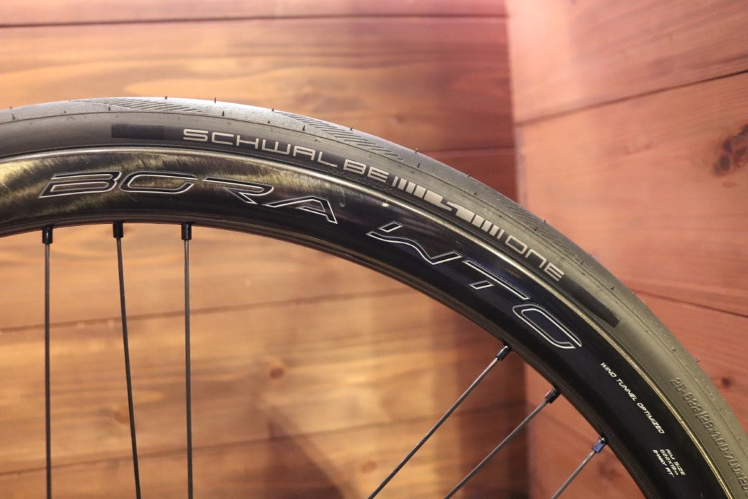 カンパニョーロ CAMPAGNOLO ボーラ BORA WTO 33 DB カーボン チューブレス ディスクブレーキ ホイールセット シマノ12/11S ワイドリム 19C 【東京南麻布店】