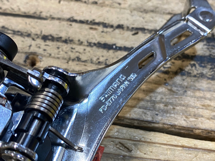 JX991 シマノ SHIMANO アルテグラ ULTEGRA FD-6770 直付 フロントディレイラー 2s Di2 動作確認済