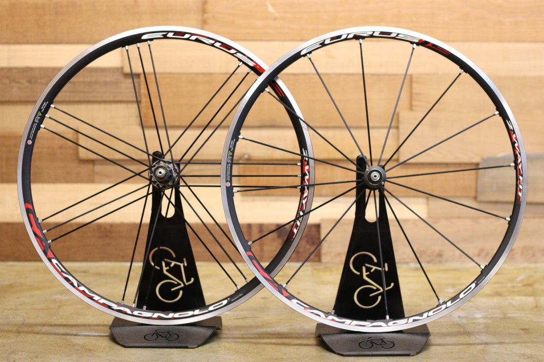 カンパニョーロ CAMPAGNOLO ユーラス EURUS 2WAY-FIT シマノ 10S ナローリム 15C アルミ チューブレス ホイールセット 【立川店】