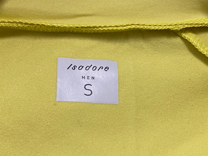 JW755 イザドア Isadore Debut Long Sleeve Jersey 長袖 サイクルジャージ 黄 S 裏起毛