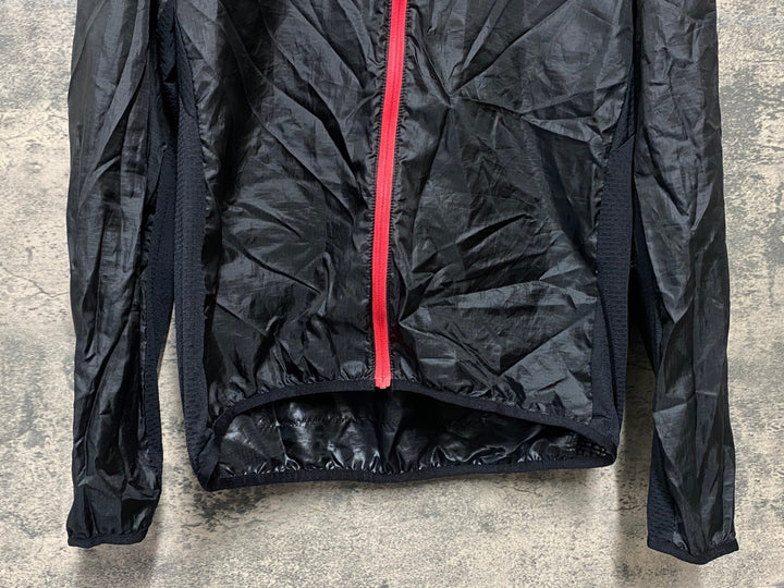 KC843 ルコックスポルティフ le coq sportif 長袖 サイクルジャケット 黒白赤 L