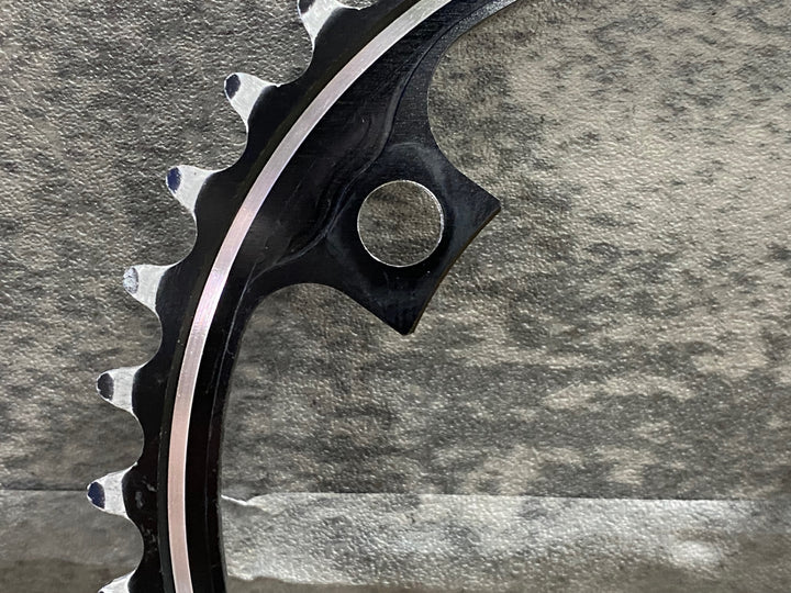 JR581 シマノ SHIMANO デュラエース DURA-ACE FC-R9100 チェーンリングセット 53/39T 摩耗大 ジャンク
