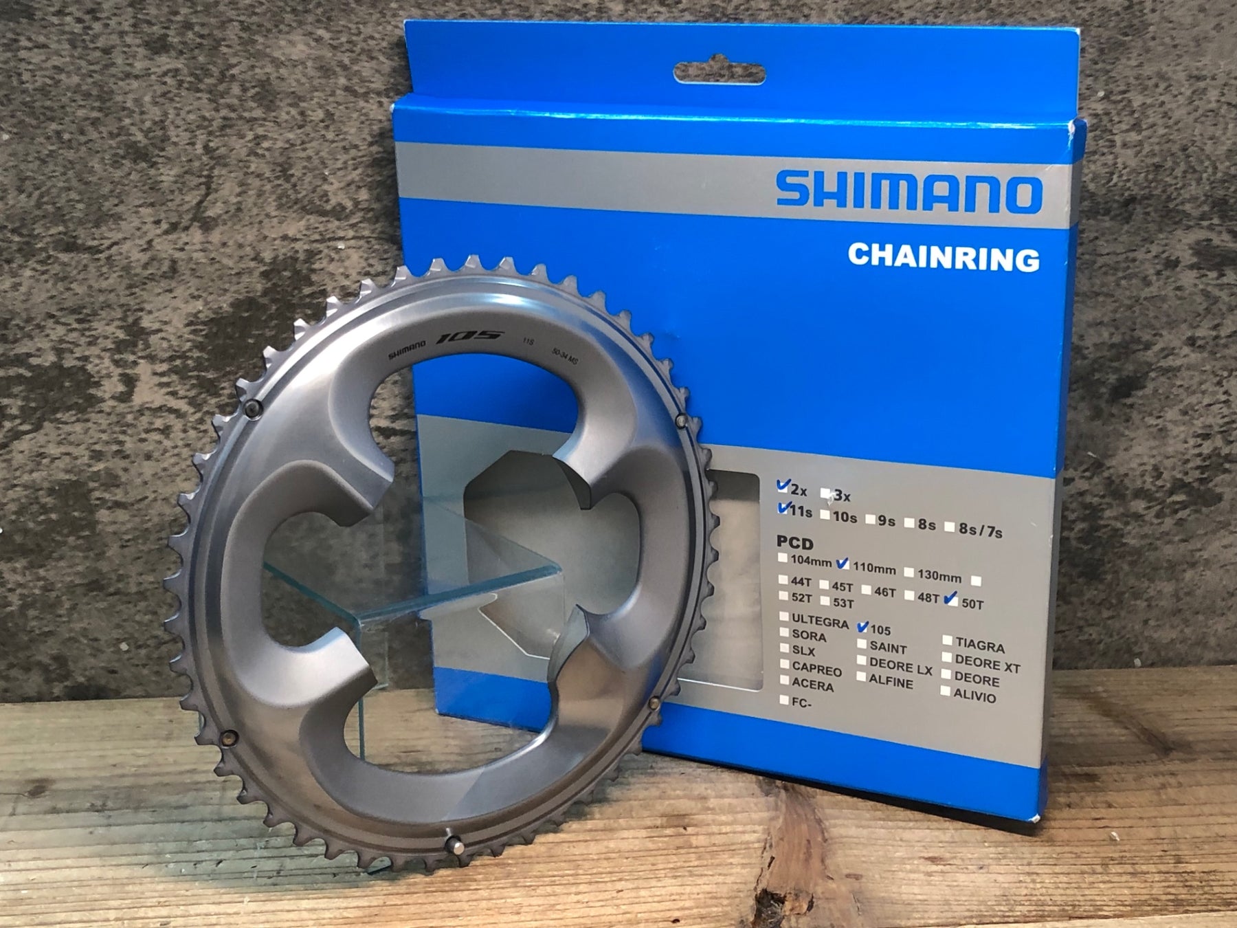 JR853 シマノ SHIMANO 105 FC-R7000 アウターチェーンリング 52T