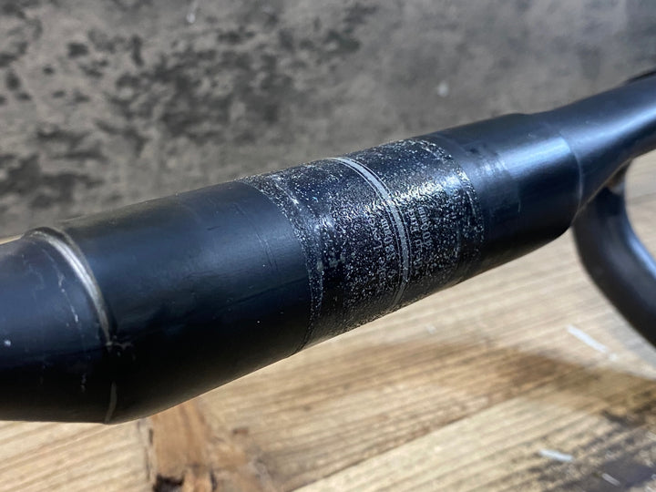 JZ748 ワンバイエス OnebyESU J-Carbon GRAND MONROE SL 380/400mm カーボン ドロップハンドル ※レバー固定部陥没の為ジャンク