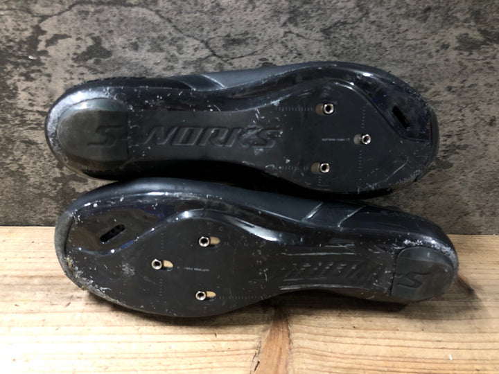 JZ921 スペシャライズド SPECIALIZED S-WORKS 6 RD ビンディングシューズ SPD-SL 黒 EU42