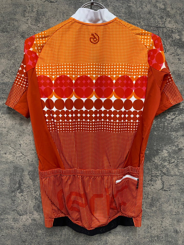 JV967 レリック reric Porca Standerd Jersey 半袖サイクルジャージ オレンジ M