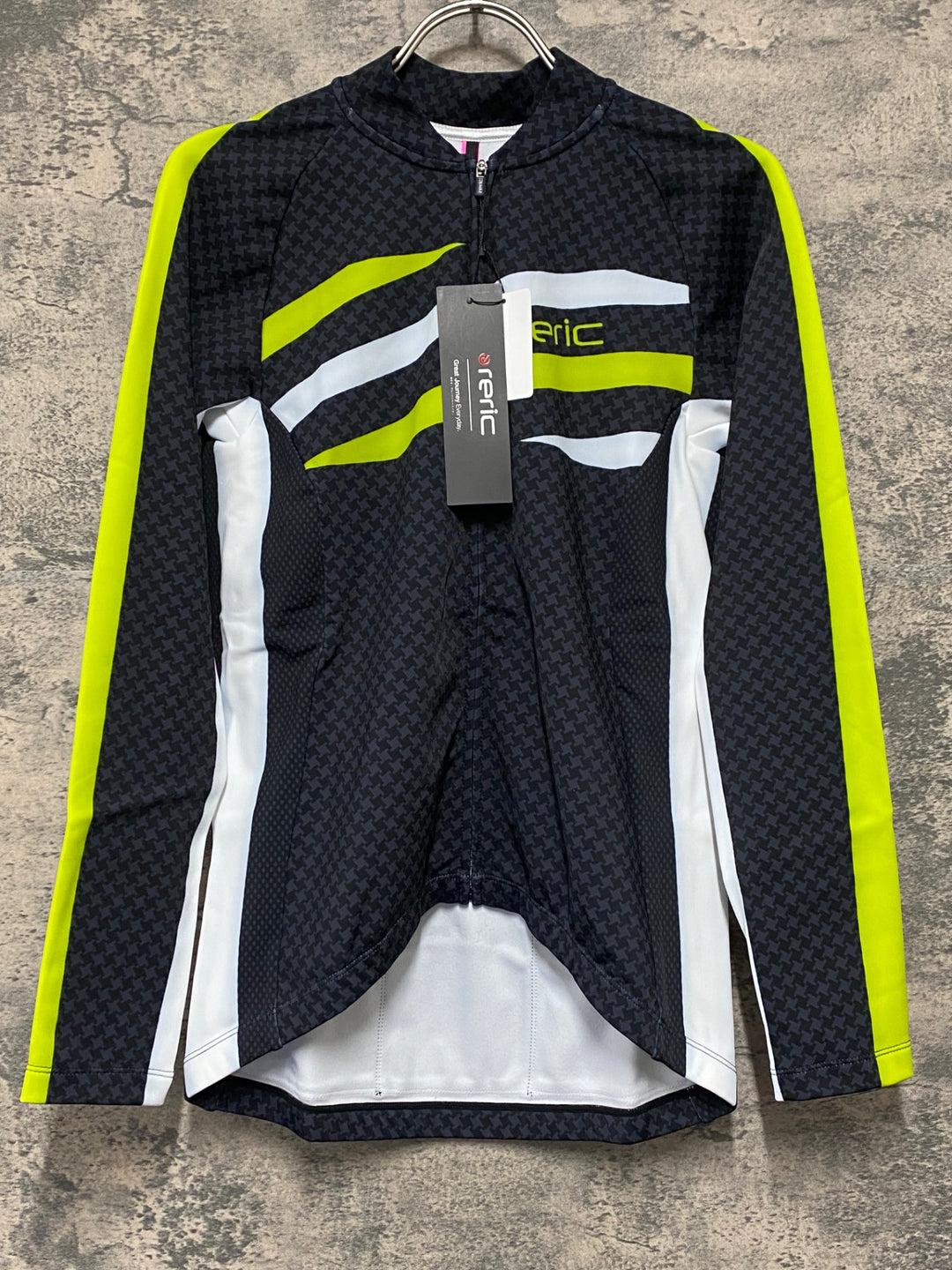 JV955 レリック reric Women's Grace Long Sleeve Jersey 長袖サイクルジャージ 黒 L 裏起毛 レディース
