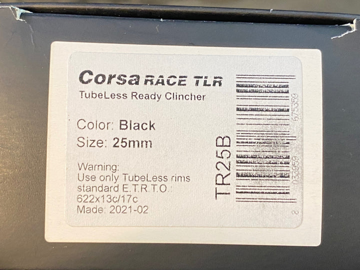 JX989 ヴェロフレックス VELOFLEX Corsa RACE TLR チューブレスレディ タイヤ 700x25 2本セット