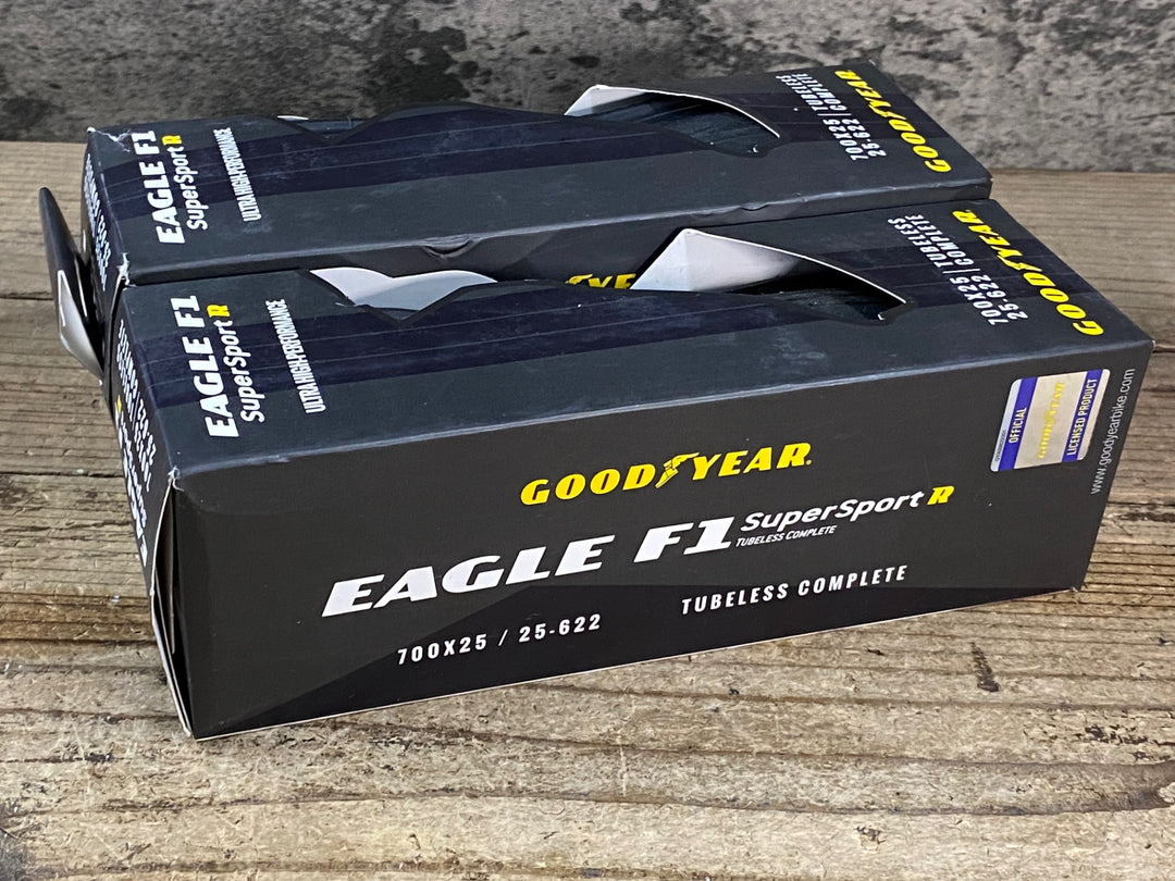 JU729 グッドイヤー GOOD YEAR EAGLE F1 SuperSport R チューブレスタイヤ 700x25C 2本セット
