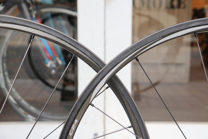 シマノ SHIMANO デュラエース DURA-ACE WH-9000-C24 TU カーボン チューブラー ホイールセット シマノ 11/12S 【横浜店】