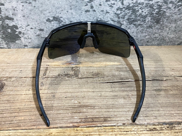 KG539 オークリー OAKLEY SUTRO Lite サングラス アイウェア 黒 PRIZM ROAD レンズ傷