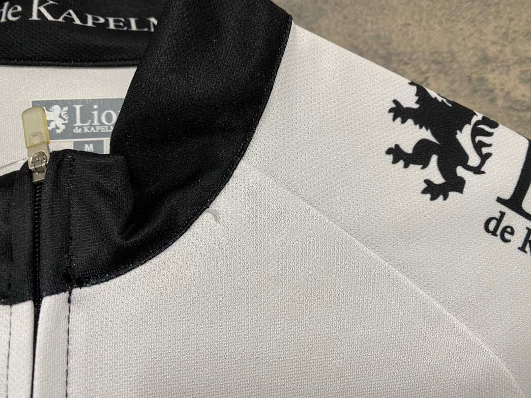 JG310 リオンドカペルミュール Lion de KAPELMUUR 長袖 サイクルジャージ 白 M
