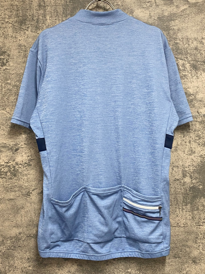 JX907 パールイズミ PEARL iZUMi 半袖 サイクルジャージ 水色 XL ※袖に汚れあり