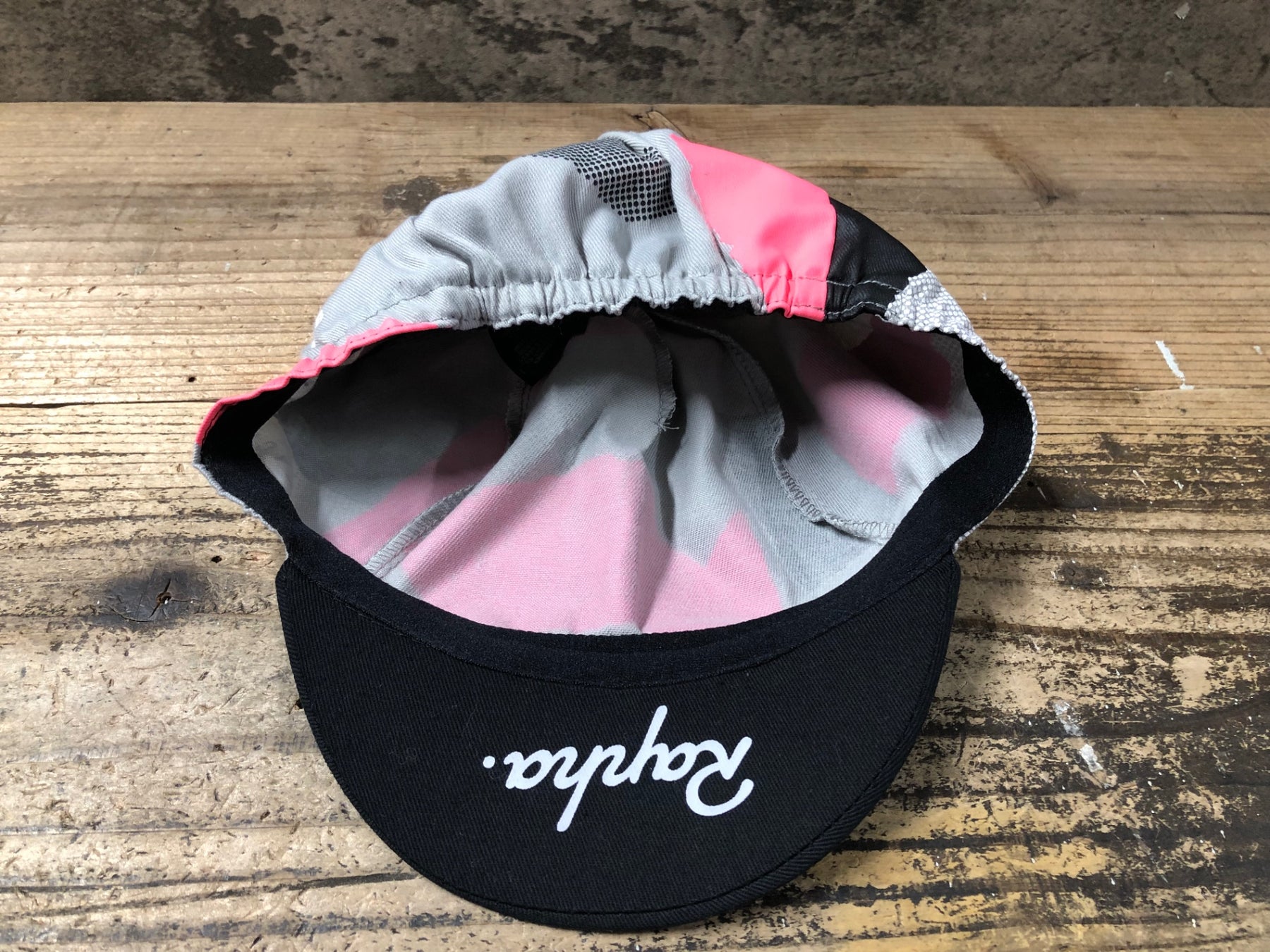KA312 ラファ Rapha RCC CAP サイクルキャップ 黒 ピンク グレー ワン