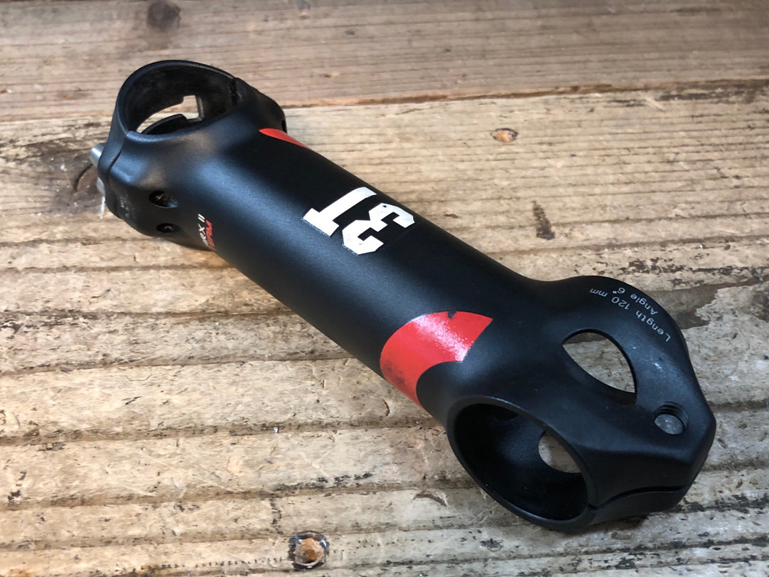 JU207 3T ARX Ⅱ PRO アルミ ステム 黒 120mm Φ31.8 OS 6° ※ハンドルクランプボルト錆び、非純正装着