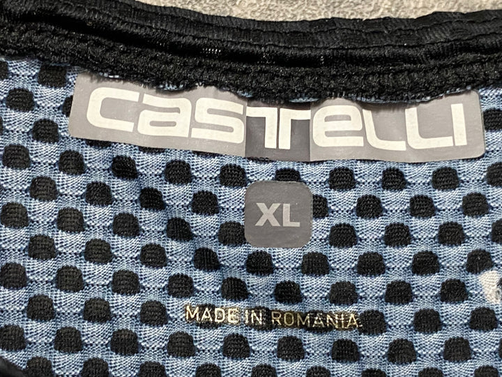 KB232 カステリ CASTELLI 半袖 ベースレイヤー 黒 XL